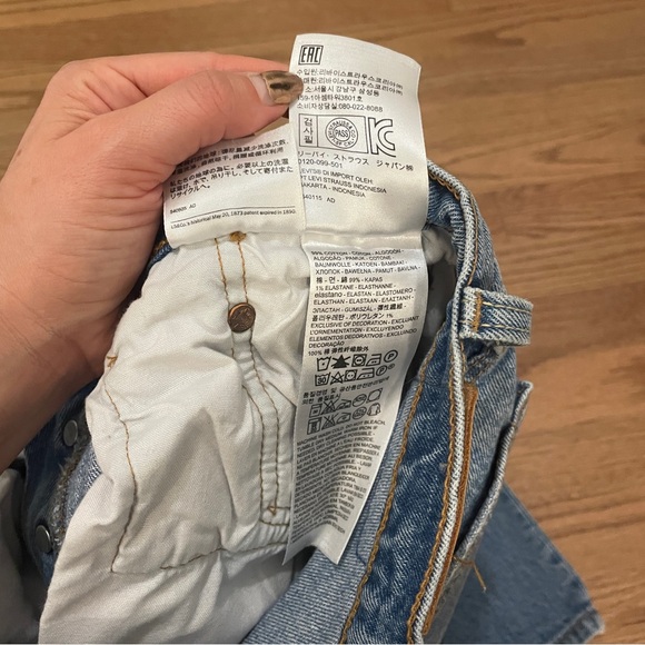 Levi’s 501 skinny high rise in post modern blues size 26 inseam 30 - Picture 13 of 14